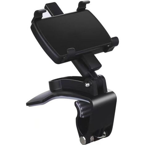 Support Téléphone Voiture 360° pour Tableau de Bord – Compatible Smartphones 4 à 7 pouces, Fixation Robuste en ABS et Silicone (1/5)