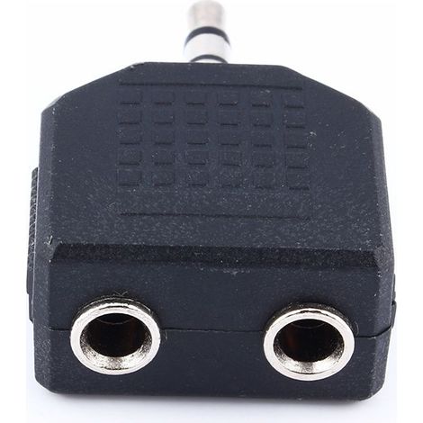 Adaptateur Double Prise Jack 3.5mm - Diviseur Audio pour Deux Paires d'Écouteurs ou Casques (1/5)