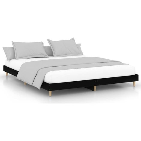 Maison Exclusive - Giroletto Nero 120x200 cm in Legno Multistrato (1/5)