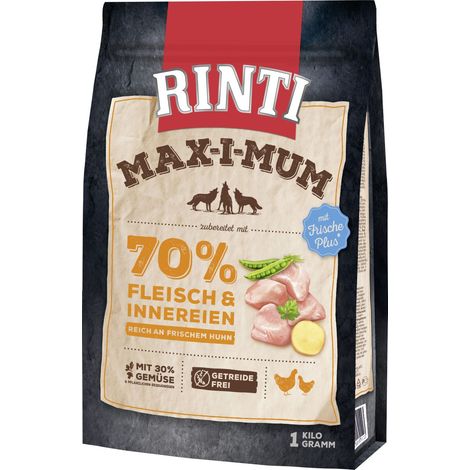 Rinti Max-i-Mum Hundetrockenfutter Adult 1 kg Huhn