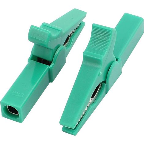pièces multimètre 1500 V 32A pourpre isolant kunststoffbeschichteter Metallkrokodilklemme vert (1/2)