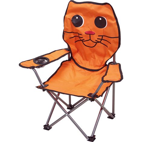 Chaise pliante enfant KOOPMAN INTERNATIONAL orange motif animaux (1/2)