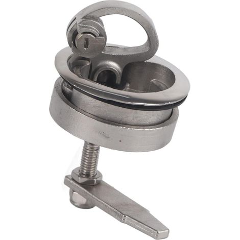Loquet De Pont à Traction en Acier Inoxydable, Loquet à Came pour Bateau avec Boucle De Sol, Traction De Trappe, Sécurisé Et Fiable