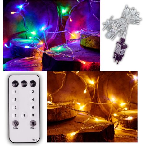 Luci intense per albero di Natale, illuminazione natalizia interna multicolore calda (1/5)