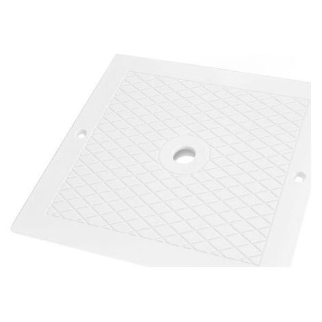 Couvercle D'écumeur carré de 25,5 Cm, Couverture D'écumeur carré de Filtration Efficace et Facile à Installer pour la Piscine Spa Couvercle D'écumeur (1/5)