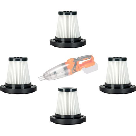 Paquete de 4 filtros HEPA lavables y reutilizables para aspiradora de mano inalámbrica LY033. (1/5)