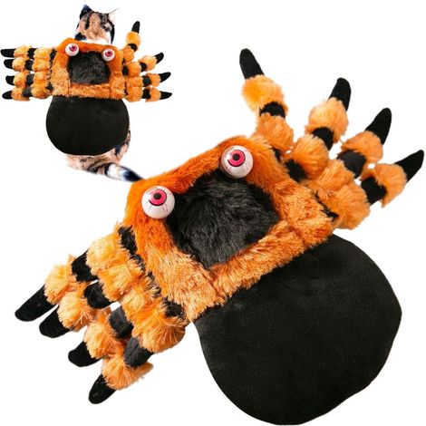 Halloween Pet Costume Fun Dress Up Props Spider Decor Pet
