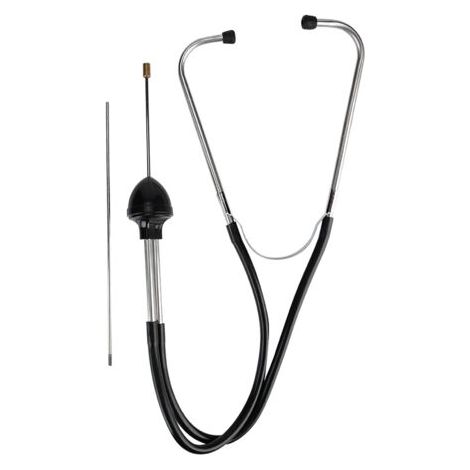 QORVA-Stéthoscope de cylindre de moteur de voiture, outil de Diagnostic de testeur de réparation de moteur de mécanique automobile (1/5)