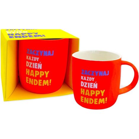 Neonbecher „Happy End“