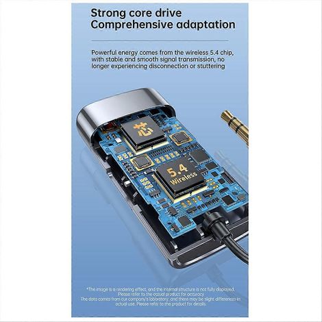 Kit Bluetooth voiture G76, autoradio mains libres pour appels, lecteur audio MP3, haut-parleur intégré, compatible GPS et navigation, kit main-libre universel, sans fil, pour téléphone portable, voitu (1/5)