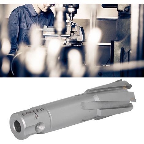 50 mm tiefer (metrischer) Hartmetallplattenbohrer, Magnetbohrer, Hohlbohrer, 23 mm Stahlplattenbohrer. (1/5)