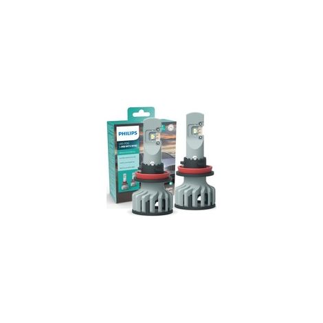 2X AMPOULES H8 H11 H16 LED ULTINON PRO5100 PHILIPS 5800K +180% 11366U51X2 (1/4)
