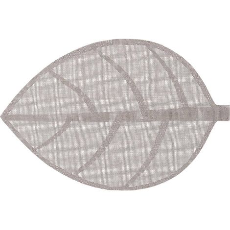 Tischset blatt hellgrau 50x33cm - Tischsets hellgraues Papier - Größe L. 50 x l. 33 cm - Sg secret de gourmet