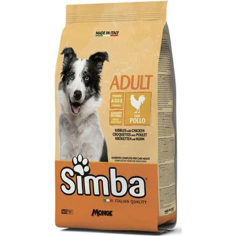 CROCCHETTA CANE MONGE SIMBA 20 KG ADULT POLLO