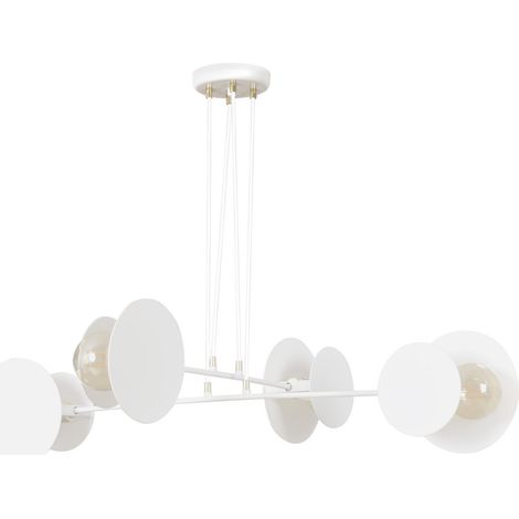 Suspension métal Emibig IDEA 4 blanche 4xE27 96cm IP20 (1/4)