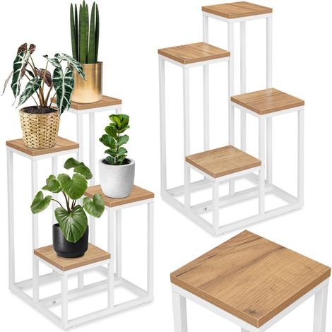 Support à fleurs blanc Mogren Craft (1/5)