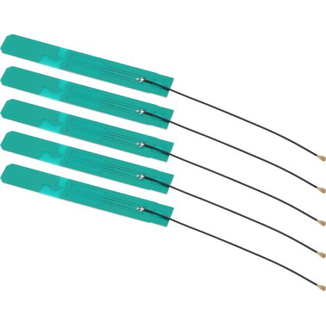 Packung mit 5 internen 5G-Antennen NZ-5G-PCB-001, IPEX-Leiterplatte für drahtlose und Internetüberwachung, Router-kompatibel, IoT-Modul, kleiner Platzbedarf. (1/5)