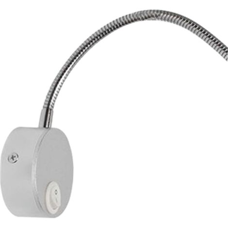 SEWACC Lampe LED Portable de Chevet en Aluminium Argentée pour (1/5)