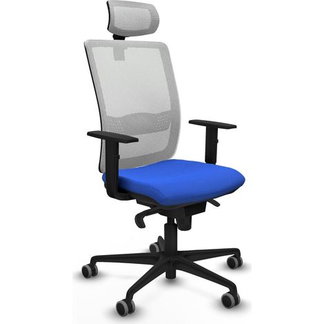 Sedia da ufficio piqueras y crespo Haches sincro bianco blu (1/2)