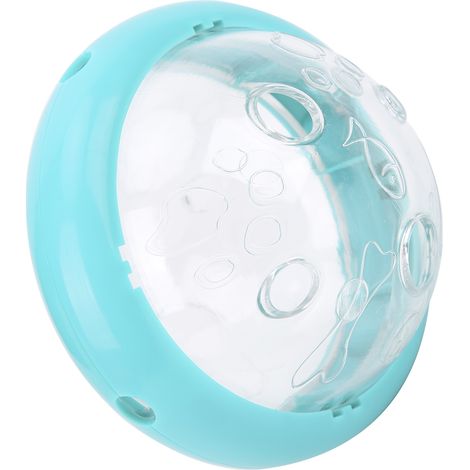 Distributeur de nourriture interactif en forme de soucoupe volante pour chiens et chats - Bleu paon (1/5)