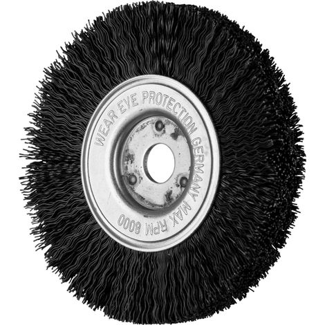 PFERD TOOLS Rundbürste schmal ungezopft RBU Ø100x12x12 mm Bohrung Kunststoffbesatz-Ø0,40 2 Stk