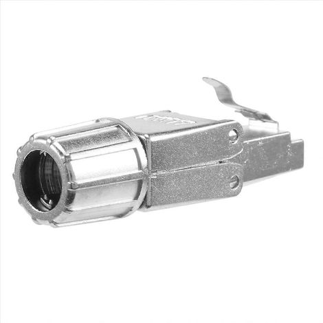 Lot de 2 connecteurs RJ45 CAT7, blindés et modulaires, sans outil (1/5)