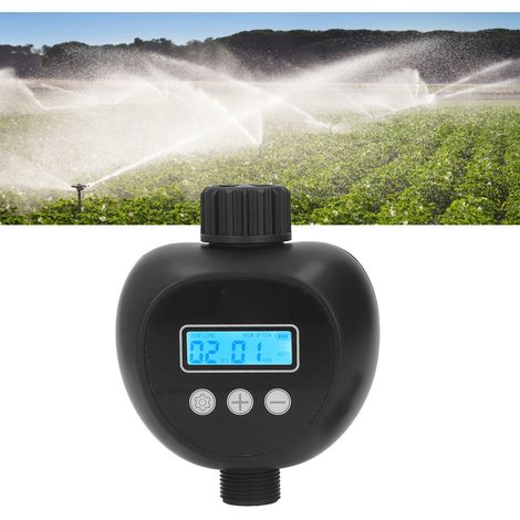 Automatisches Bewässerungsgerät mit Touchscreen und internem G3/4-Gewinde, intelligenter Bewässerungscontroller für den Garten, Lieferung ohne Batterie. (1/5)
