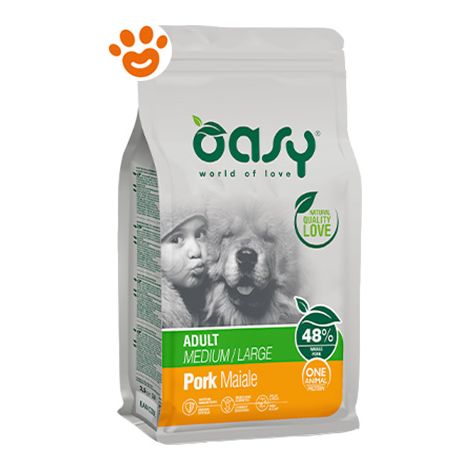 OASY SACCO CROCCHETTE CANE ADULTO MAIALE 12KG (1/5)