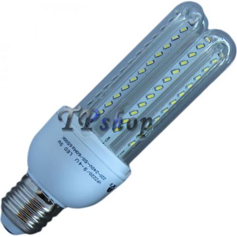 LAMPADA LAMPADINA FARETTO LED 2835 SMD 3 5 7 9 12 16 24W 6500K LUCE BIANCA E27 9 Watt
