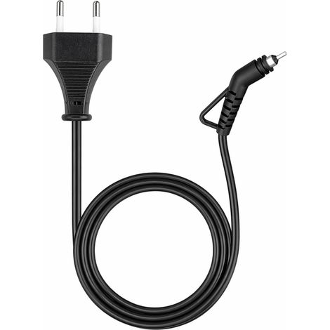Câble d'alimentation pour fer à lisser - Fiche UE - 2 m - 0,75 mm² - Câble rotatif avec connecteur rotatif à 360° - Pour fer à friser, fer à onduler - Câble de rechange (1/5)