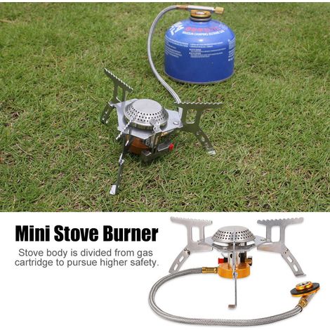 Réchaud de camping pliable mini portable en alliage d'aluminium pour pique-nique et camping (1/5)