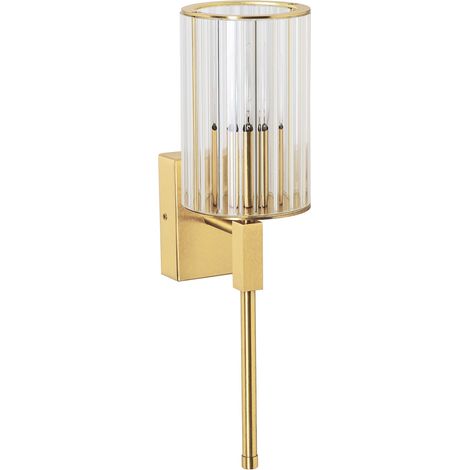 Applique ARIA ottone spazzolato vetro E14 7W Zuma Line