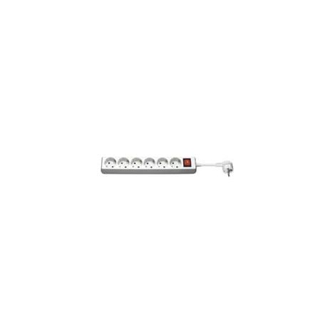 Goobay NK 600S-150 CS prise multiple blanche 6 sockets
