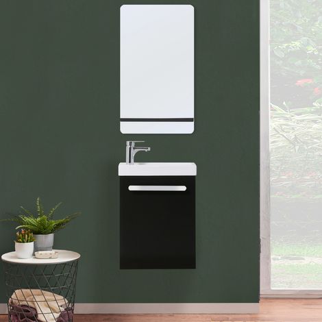 Set lavabo + specchio + rubinetto NEVADA
