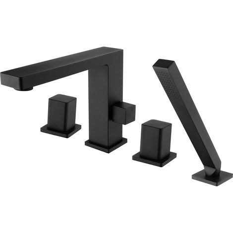 BERNSTEIN - Miscelatore per vasca design a 4 fori nero 6081B (1/5)