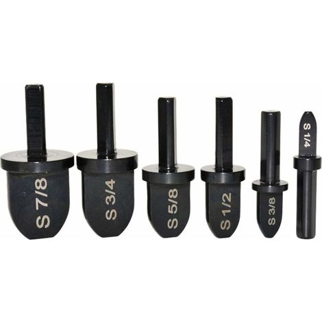 Lot d'outils avec embouts de perage + extension de tubes en cuivre pour visseuse ou perceuse, set de forets pour outil à presser, 6 pièces (1/5)
