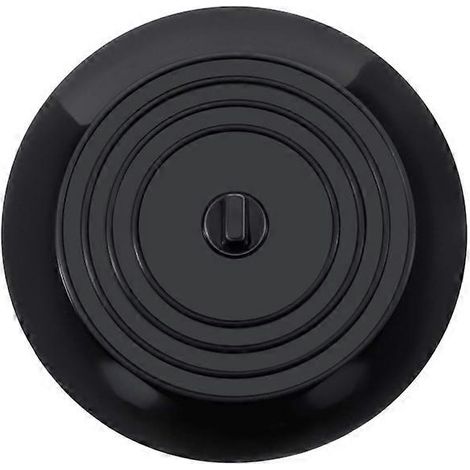 Bouchon d'évier universel – Bouchon de vidange en acier inoxydable, pour évier de cuisine et baignoire de salle de bain, joint en silicone étanche, compatible avec la plupart des canalisations (1/5)