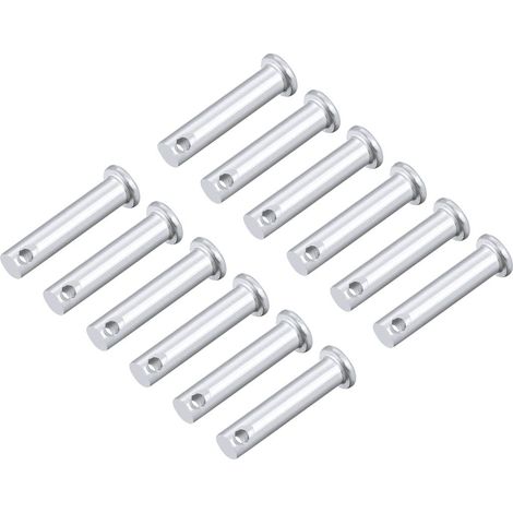 12Pcs Trou Unique Chape Broches 8mm x 35mm Axe Charnière (1/3)