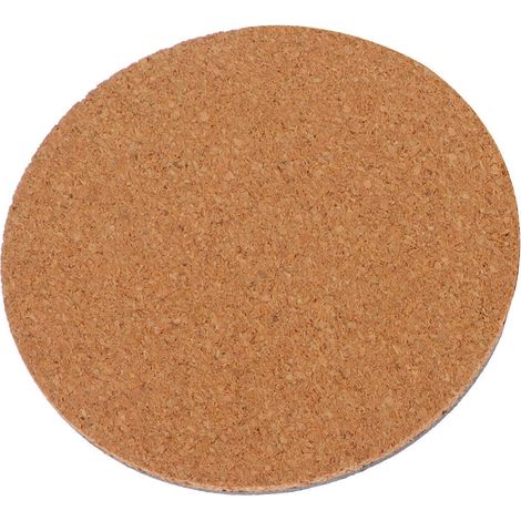 Dessous de verre en liège pour pot de fleurs, compatible avec les pots de fleurs, protection des plantes, couleurs assorties (1/5)