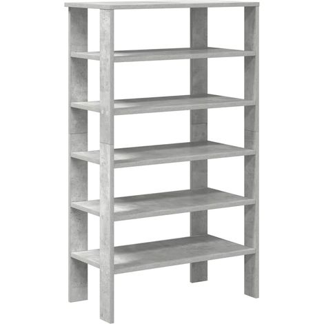 Maison Exclusive - Scarpiera Grigio Cemento 61x32x105 cm in Truciolato
