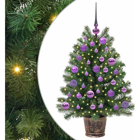 Árbol de Navidad artificial Verde 95 cm PE y PVC vidaXL