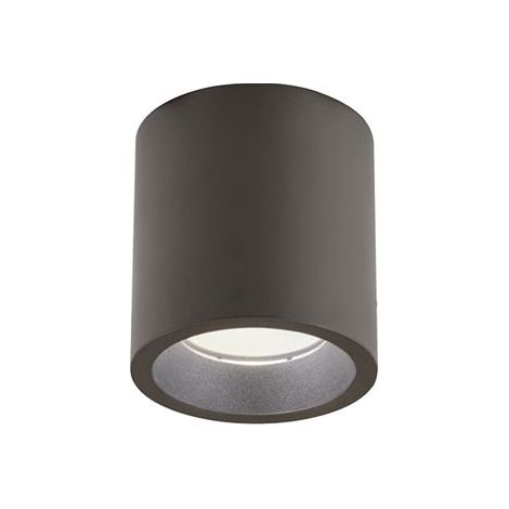 Show - Plafoniera Cilindrica Da Soffitto A Led 12W A Luce Calda Colore Corten (1/3)