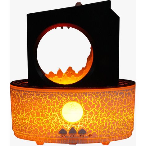 SHIVA Diffuseur d'huiles essentielles à LED noir (1/5)
