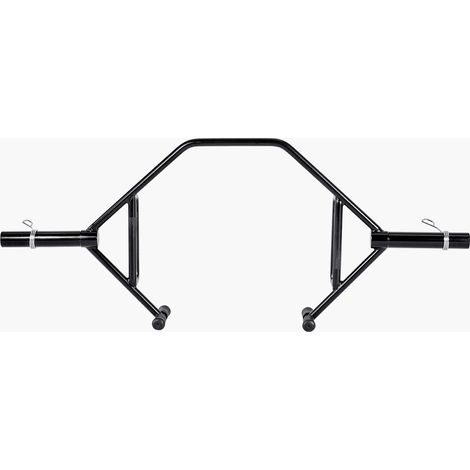 Barre Hexagonale pour Disque 5 cm, Trap Bar Charge 360 kg, Cadre Ouvert et Poignée Moletée, Barre de Musculation pour Squats, Soulevés de Terre, Haussement d'Épaules, Haltérophilie, Gym (1/5)