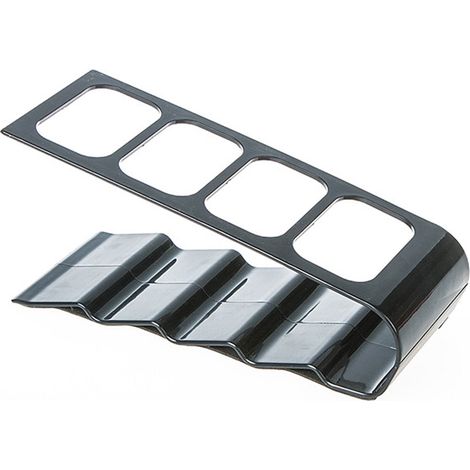 Support Pour Télécommande - 4 Compartiments - En Plastique PP - Pour Télévision Climatiseur Chauffage - Bureau Table de Chevet Table Basse - 1 Pièce (1/5)