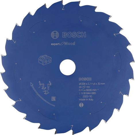 Bosch Expert Wood Circular Saw Blade Cordless Saws 254x2.1/1.6x30 T24 2608644685 (1/5)