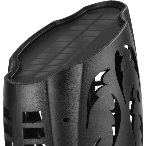 Lampe torche solaire LED étanche à flamme extérieure pour l'éclairage de jardin et de pelouse (1/5)