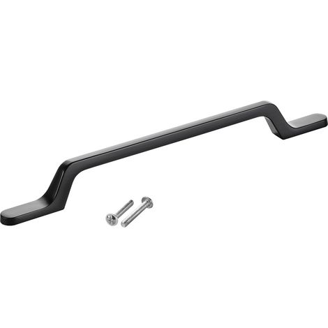 SOTECH Möbelgriff Bügelgriff Blackline IV schwarz matt Schubladengriff Schrankgriff inkl. Schrauben - Bohrlochabstand (BA) 160 mm, 1 Stück (1/4)