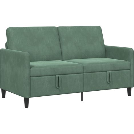Divano con Storage Verde Mare 152 x 78 x 87 cm Poliestere vidaXL (1/5)