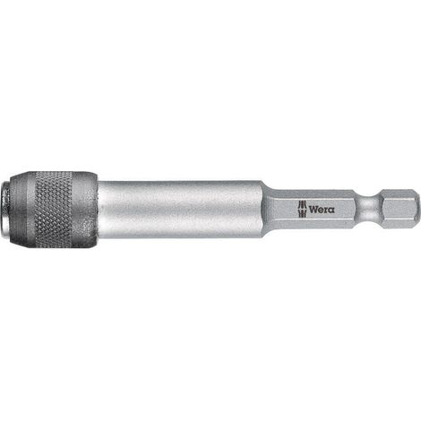 Porte-embouts WERA avec insert 6 pans et mandrin à serrage rapide longueur 75mm (1/2)
